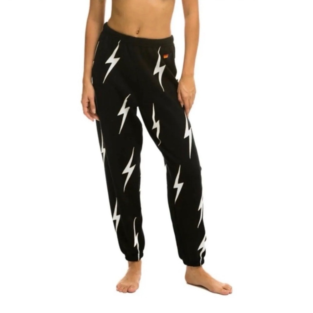 SOLD
Aviator Nation Bolt Stitch Repeat Sweatpants